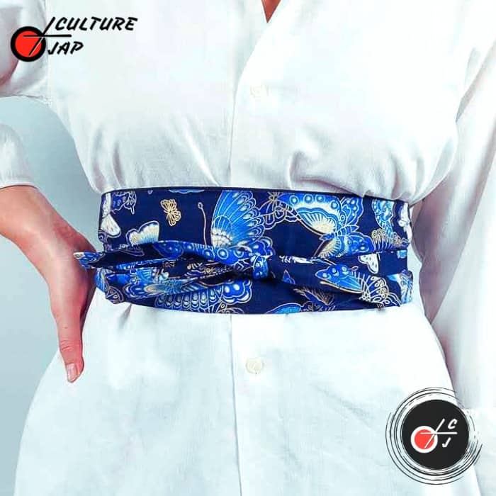 Ceinture Obi Japonaise Élastique Multicolore Pour Femme - Style Rétro Taille Unique